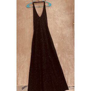 Cache Dress‎ Womens Small Black Beaded Gown Maxi Evening Formal USA Alexia Admor
